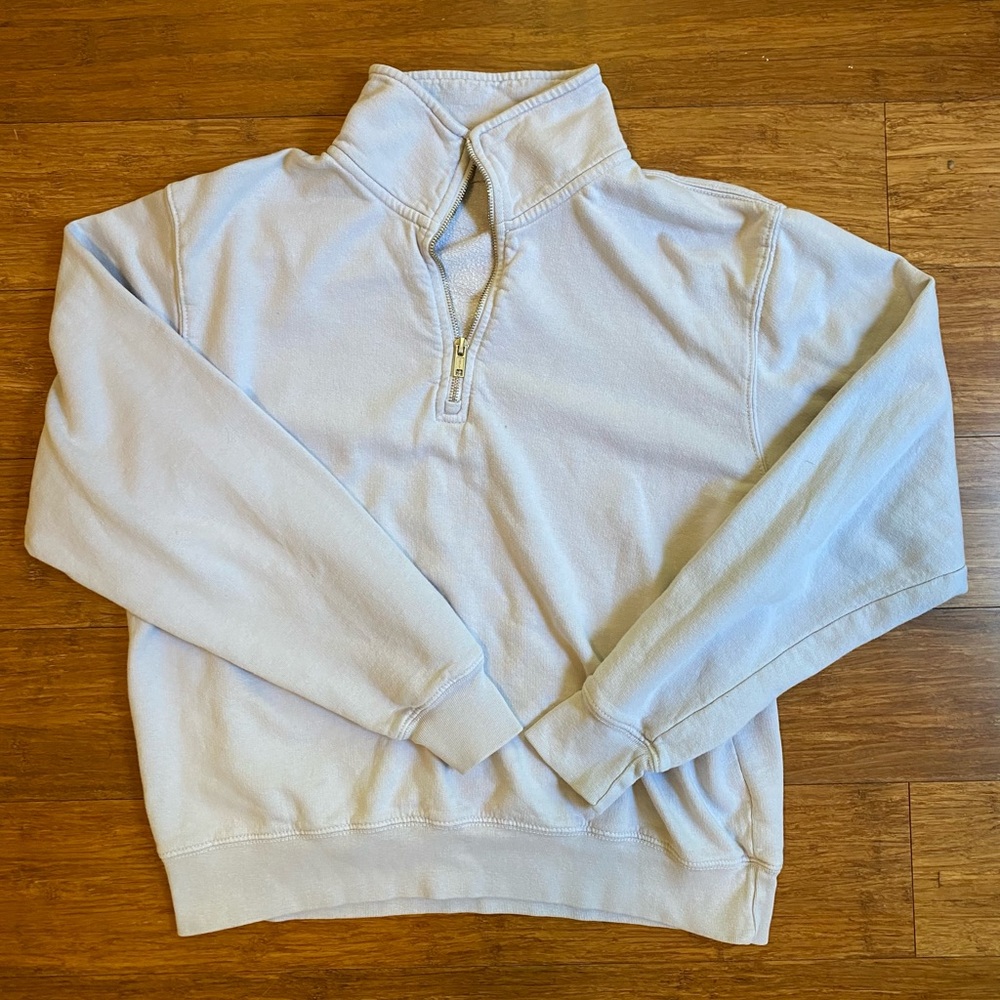 Brandy Melville Light Blue Half Zip